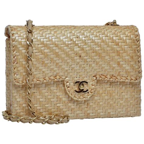 straw chanel bag|chanel bags with balls.